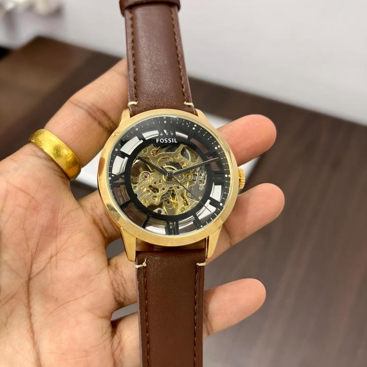 Fossi_l townsman Me3155 Automatic Brown-Gold