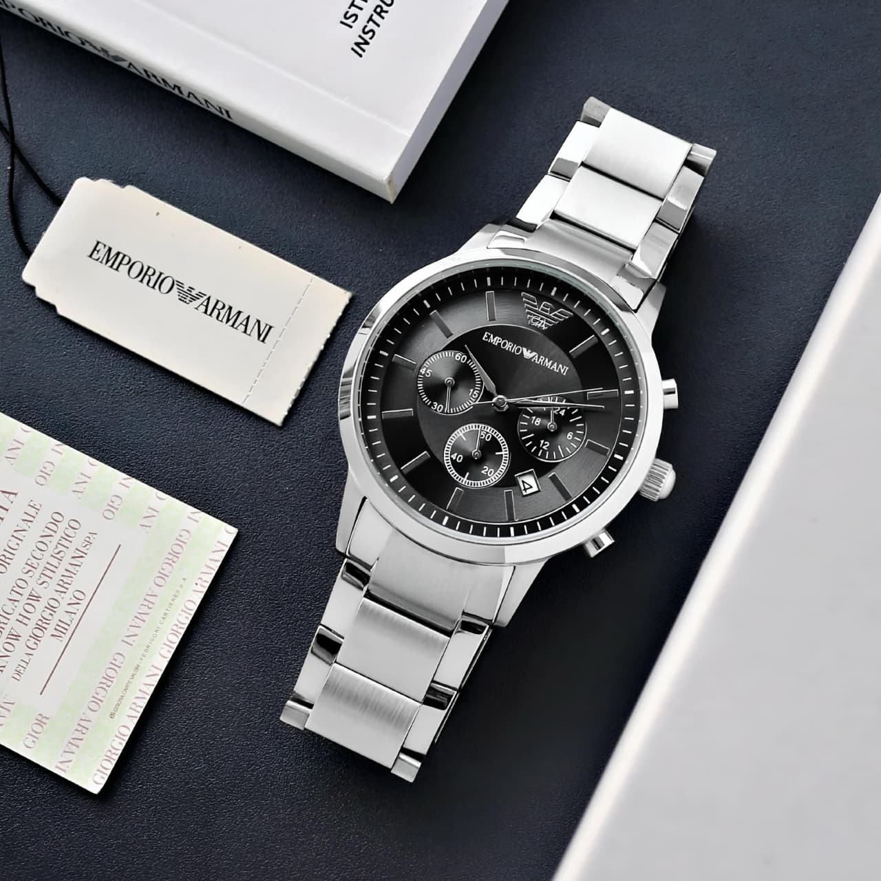 Emporio Arman_i Classic Silver-Black