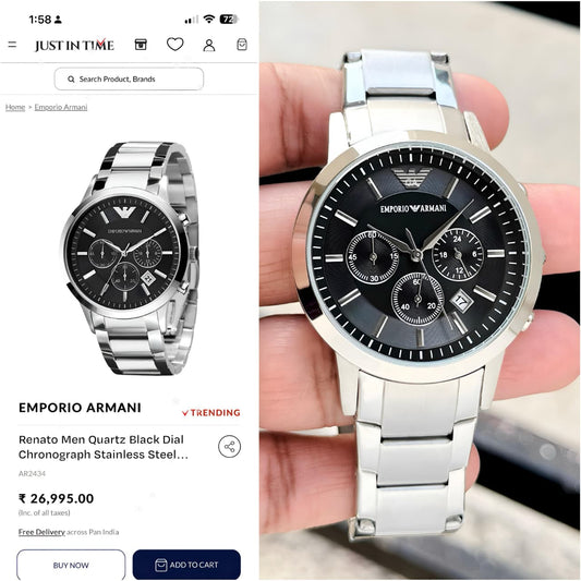 Emporio Arman_i Classic Silver-Black